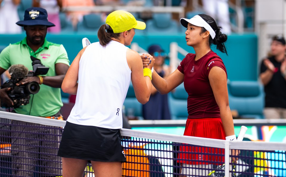 Iga Swiatek is yet to win pick up a title in 2025